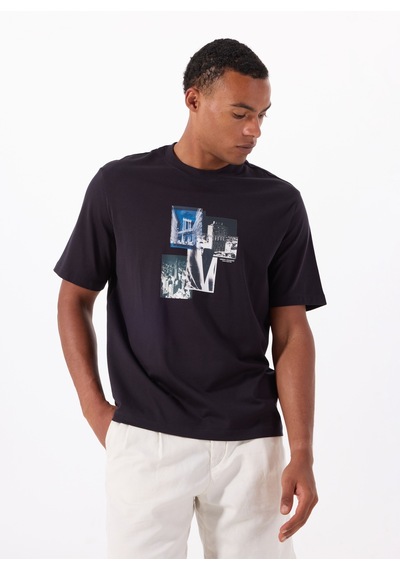 Armani Exchange Lacivert Erkek Regular Fit Baskılı T-shirt Xm000269 Af12112 Ub101 T-shırt Koyu Lacivert Armani Exchange Lacivert Erkek Regular Fit Baskılı T-shirt Xm000269 Af12112 Ub101 T-shırt Koyu Lacivert
