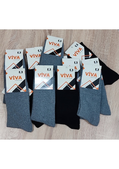 2AS 2 As Erkek Likralı Pamuklu Çorap 12 Adet  Çok Renkli