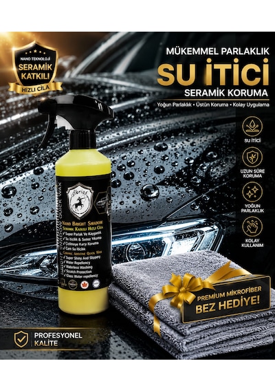 Nano Bright Shadow Seramik Katkılı Hızlı Cila 500ml Lazer Kesim Bez