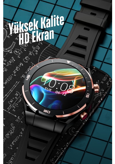 Wearfitpro Wr888 4g Lite Sim Kartlı Kameralı 32gb Aı Destekli Nfc Gps 1.54 İnç Yuvarlak Model Akıllı Saat