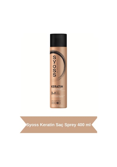 Syoss Keratin Ekstra Güçlü Tutuş Saç Spreyi 400 ML