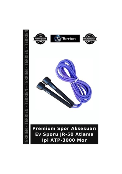 Premium Spor Aksesuarı Ev Sporu Jr-50 Atlama İpi Atp-3000 Mor