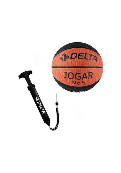 Delta Jogar 5 Numara Dura-Strong Basketbol Topu + Top Pompası