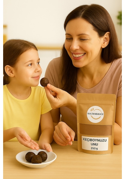 Doğal Keçiboynuzu Unu 250 Gr Katkısız - Rafine Şekersiz - Glutensiz - Vegan - Lif Kaynağı