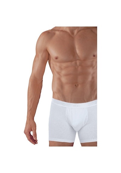 The Don Organic Blended Long Leg Brief Erkek Boxer Beyaz