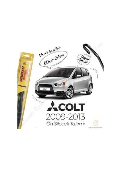 İnwells Hibrit Silecek Takımı Mitsubishi Colt 2009-2013 İle Uyumlu