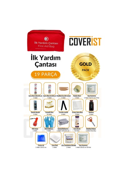 Acil Durum Ve İlk Yardım Seti - İlk Yardım Çantası Gold Pack