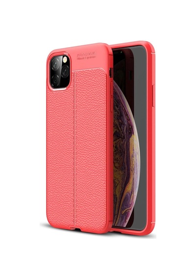 Durukar Apple, Uyumlu iPhone 11 Pro Kılıf Auto Focus Kapak - Kırmızı