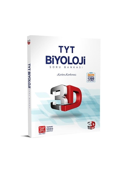 Çözüm 3D Yayınları Tyt Biyoloji Soru  Bankası
