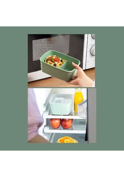 Porsima 3199 Sosluklu 2 Katlı Beslenme Çantası Lunch Box Somon