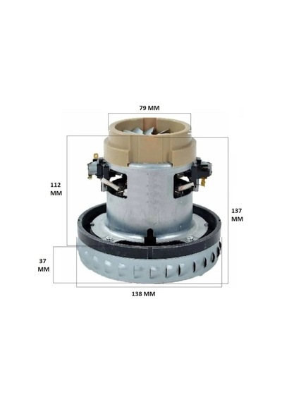 Rowenta Rb 155 150 155 200 205 Clean Master Süpürge Motoru Uyumlu