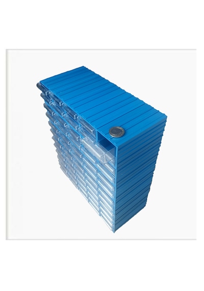 Sembol 300 Plastik Çekmeceli Kutu 4,6X11,7X2,4 Cm (60 Çekmeceli)