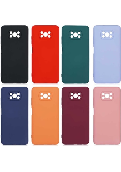 Noktaks - Xiaomi Uyumlu Xiaomi Poco X3 / Poco X3 Nfc / Poco X3 Pro - Kılıf İçi Kadife Koruyucu Mara Lansman Kapak - Siyah
