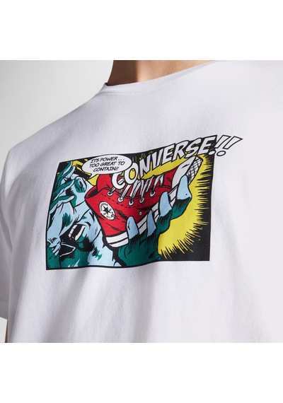 Converse Comic Erkek Beyaz T-shirt