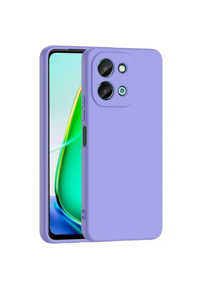 Kilifone - Vivo Y28 4g Uyumlu Kılıf Esnek Koruyucu Mara Lansman Kapak - Lila - T37823