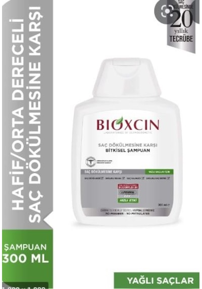 Bioxcin Genesis Yağlı Saçlar için Şampuan 300 ML (Kutusuz)