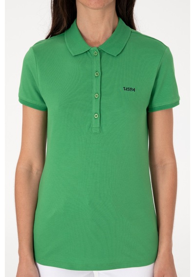 U.S. Polo Assn. Kadın Açık Yeşil Basic Polo Yaka Tişört 50305764-VR092 U.S. Polo Assn. Kadın Açık Yeşil Basic Polo Yaka Tişört 50305764-VR092