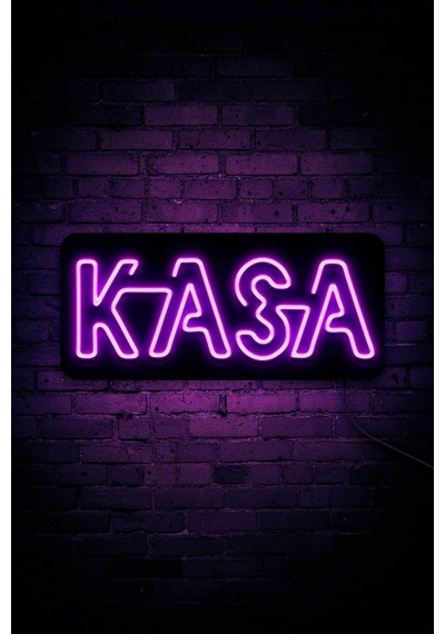 Kasa Yazısı Neon Led Dükkan - İşyeri - Cafe - Lokanta Kasa Banko Yazısı Pembe Pempe