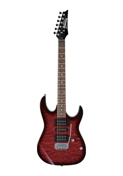 Ibanez Grx70Qa-Trb Elektro Gitar (Kılıf+Askı+Pena+Jak Kablo)