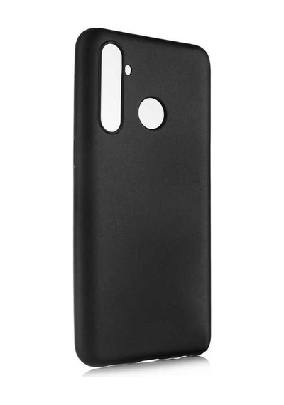 Realme 5 Pro Kılıf Zore Premier Silikon Kapak Siyah