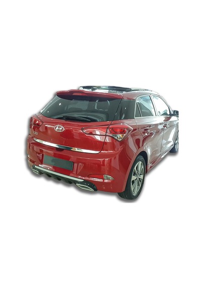 Hyundai İ20 2015-2017 Egzoz Görünümlü Parlak Siyah Difüzör Plastik Boyalı