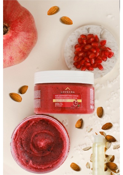 Body Scrub Besleyici Arındırıcı Nemlendirici Badem Yağlı Doğal Tuzlu Vucüt Peelingi 290gr