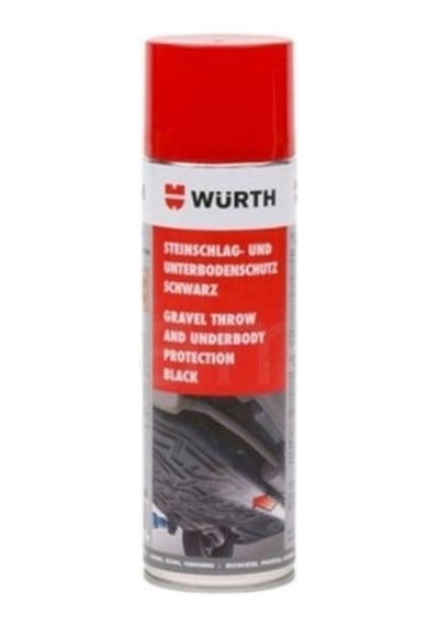 Würth Siyah Darbe Koruyucu Pütür Spreyi 500 ML. Made In Eu