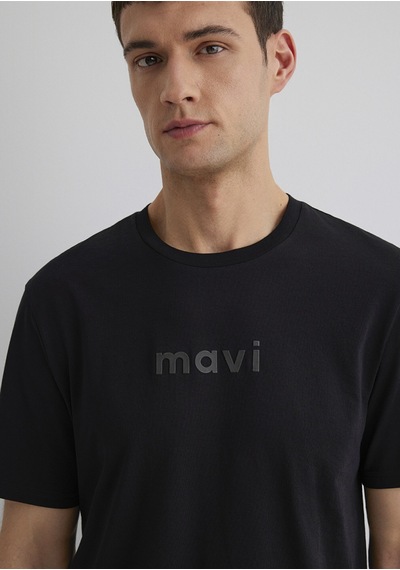 Mavi Regular Siyah Erkek T-shirt M0612732-900 Siyah