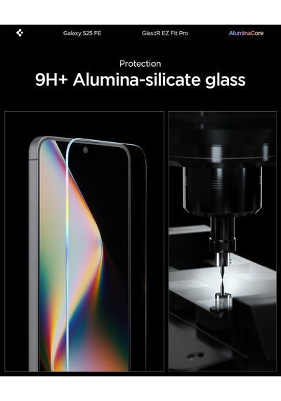 Galaxy S25 Fe İle Uyumlu Ekran Koruyucu Cam Kolay Kurulum Glas.tr Ez Fit Pro 2 Adet - Agl10202