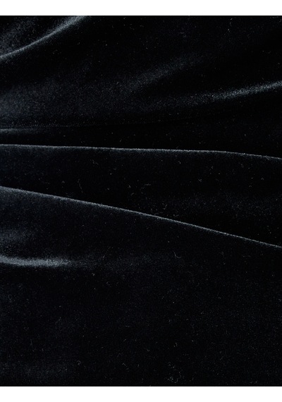 Koton Drape Detaylı Slim Fit Yuvarlak Yaka Kolsuz Uzun Kadife Elbise Siyah 5wak80376ek Siyah Koton Drape Detaylı Slim Fit Yuvarlak Yaka Kolsuz Uzun Kadife Elbise Siyah 5wak80376ek Siyah