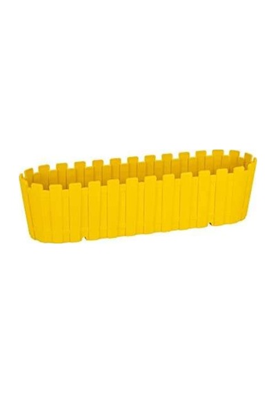 Poliwork Akasya Renkli Plastik Balkon Saksısı Oval 60 Cm