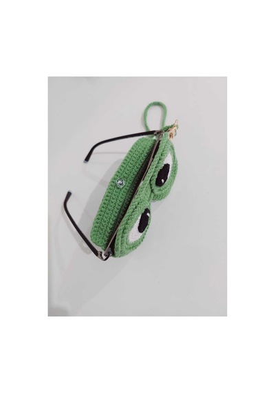 Amigurumi Çağla Temalı Tasarım Gözlük Kılıfı