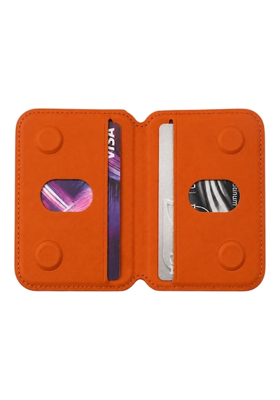 Nettech Nt-n118 Magsafe Kartlıklı Cüzdan Ve Katlanabilir Stand Turuncu