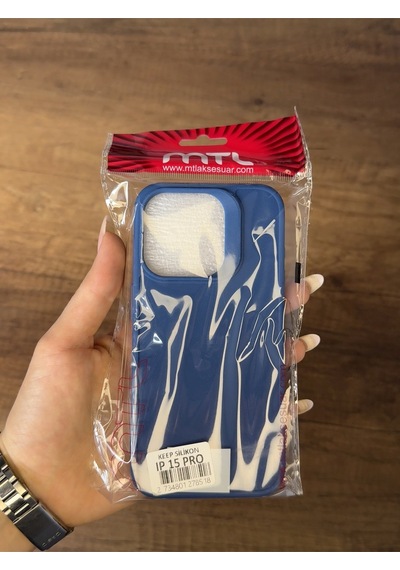 Apple Uyumlu iPhone 15 Pro Silikon Kılıf Xfab Lacivert