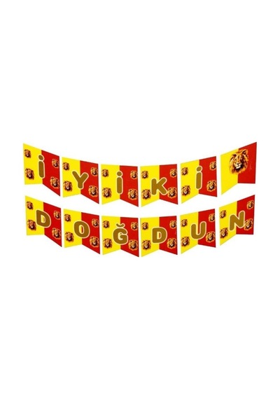 2 Adet Ayaklı Balon Standı 7li Set, 14 Adet Taraftar Sarı-kırmızı Balon + Banner Tüm Yaşlar
