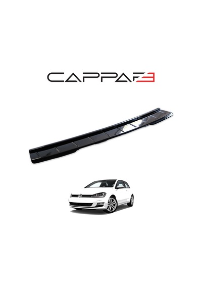 Volkswagen Golf 7 2013-2021 Yıl Aralığı Uyumlu Arka Tampon Eşiği Parlak