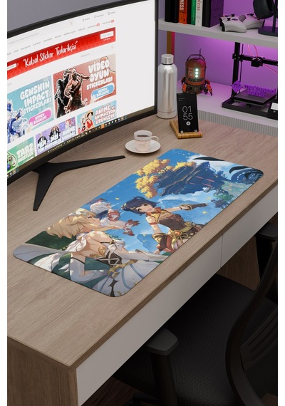 Xiangling Genshin Impact Anime Oyuncu V4 - 70x30 Xl Gaming Mouse Pad Fare Altlığı