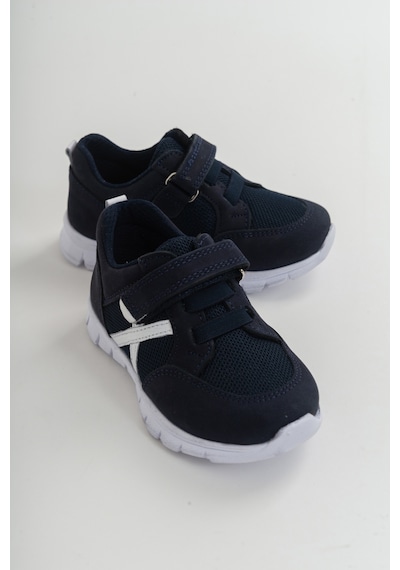 Mnpc Unisex Lacivert Deri Ortopedik Destekli Spor Ayakkabı-Lacivert (531051587)