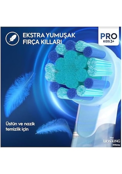 Pro Kids The Lion King Şarjlı Diş Fırçası Açık Ahşap