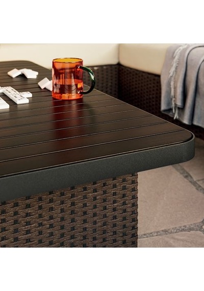 Ikea Vıttskär Bahçe Sehpası, Koyu Gri