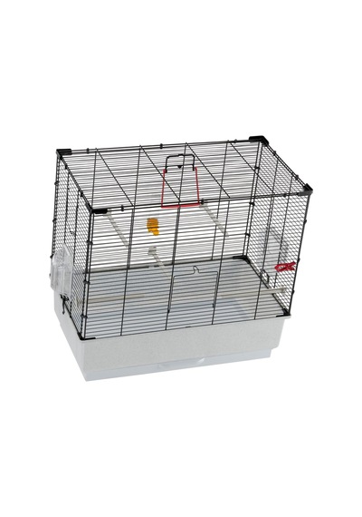 52003817 Vogelheim Rekord 4, Muhabbet Kuşları İçin, Komple Donanım, Ölçüler: 60 X 32,5 X 57,5 Cm, Siyah