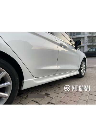 Kit Garaj Ford Fiesta Aero Yan Marşpiyel Plastik Dayanıklı & Sportif Tasarım Boyasız 2018