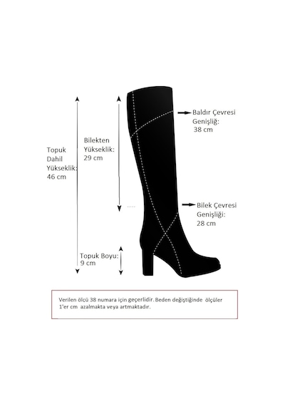 Fox Shoes Vizon Kalın Topuklu Günlük Kadın Çizme C674250302 Vizon