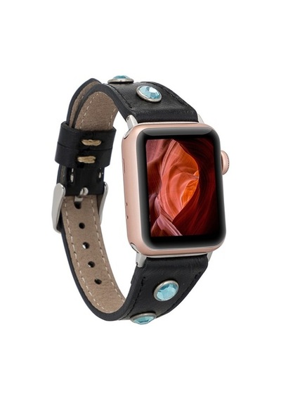 Bouletta Apple Watch Uyumlu Deri Kordon Solitaire 38-40-41Mm Slim