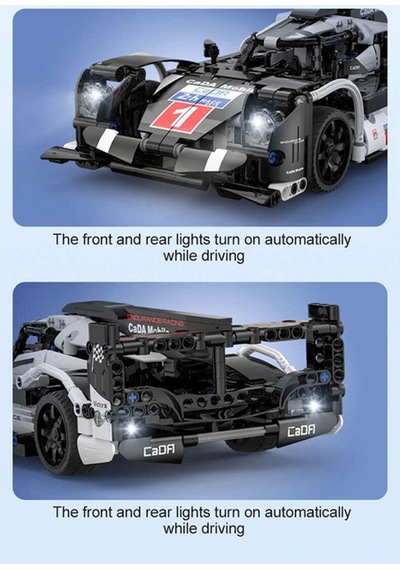 C51307w Cada Gt Sport Araba Blok Seti 427 Parça -vagon Life