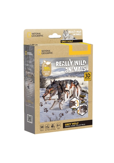 National Geographic - Gri Kurt 3d Puzzle Ds1180h