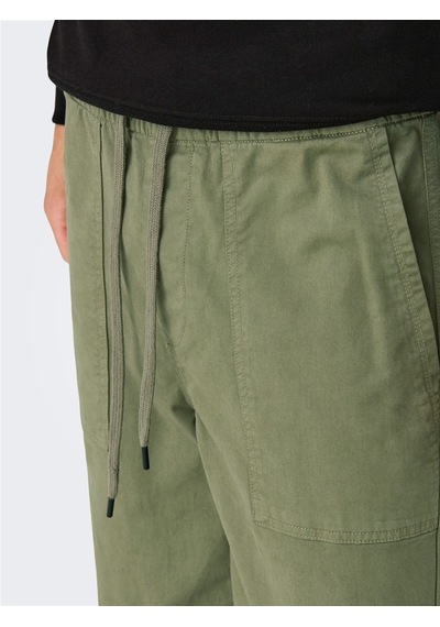 Only & Sons Onssınus Workwear Loose 0022 Pant Erkek Yeşil Eşofman Altı - 22029915 Yeşil