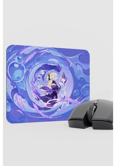 Fischl Genshin Impact Anime Gacha V2 - 22x18 Gaming Mouse Pad Fare Altlığı