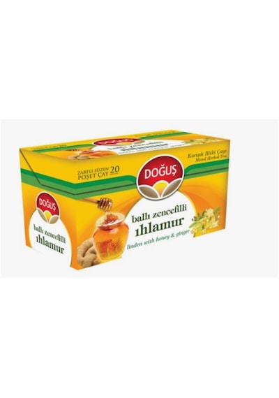 Doğuş Ballı Zencefilli Ihlamur Bitki Çayı 20x1,5 Gr