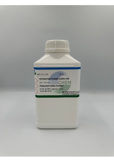 Potasyum İyodür Çözeltisi %10 1 L